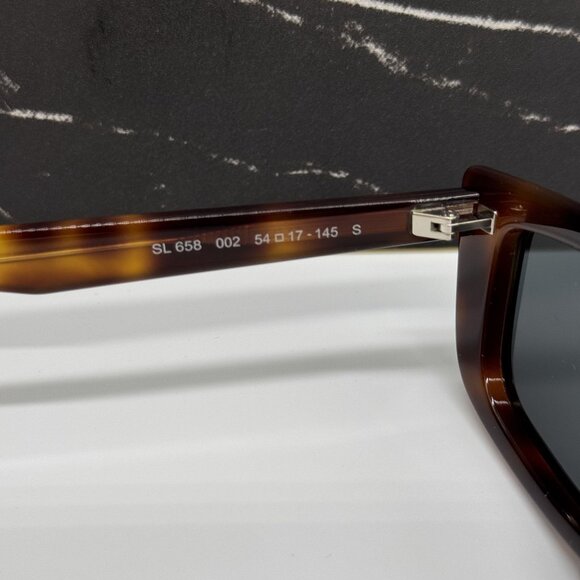NEW SAINT LAURENT SL658 002 CAT EYE HAVANA WOMEN SUNGLASSES SL 658 002 main image 6